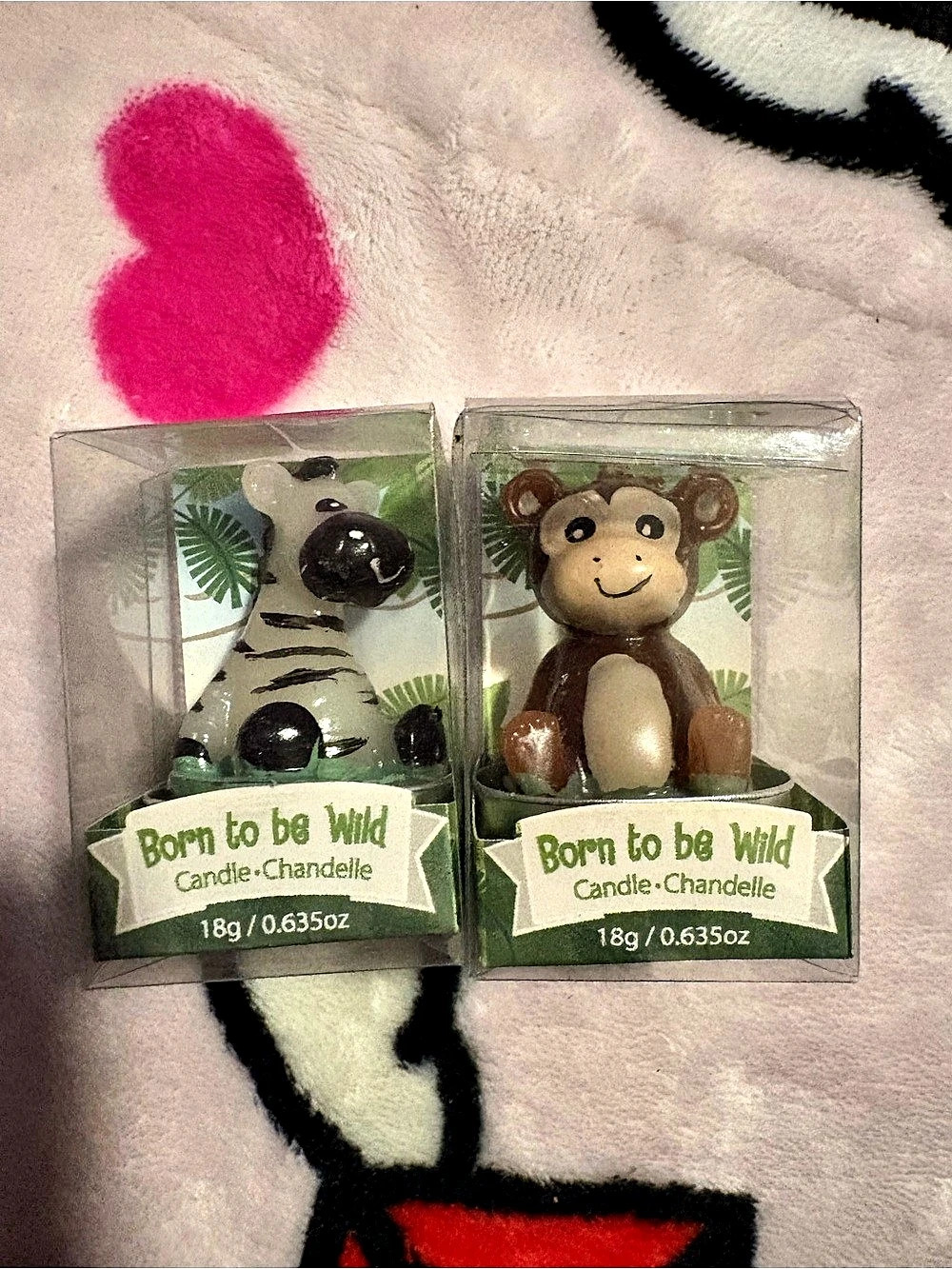 Kate Aspen Born to be Wild Animal Candles Set